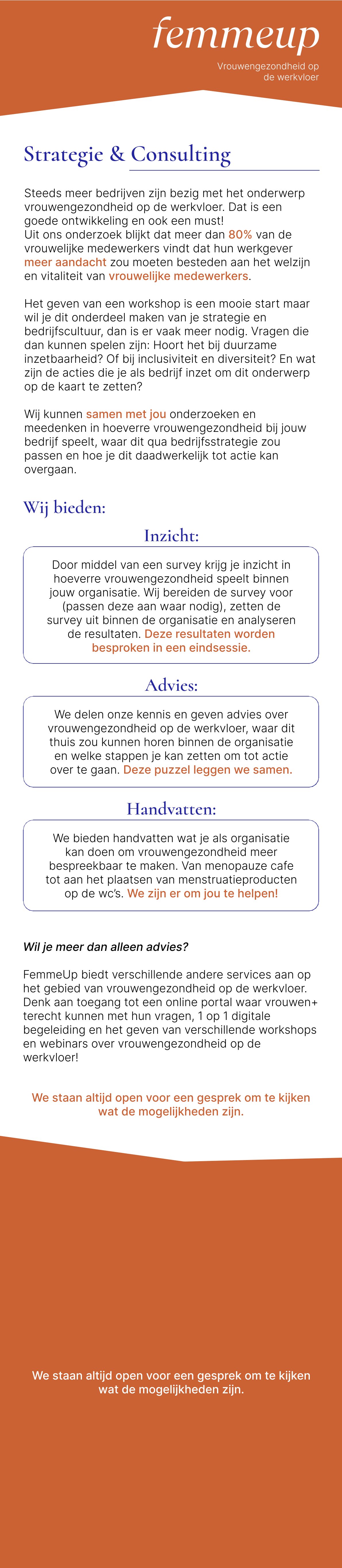 Flyer - Strategie & Consulting
